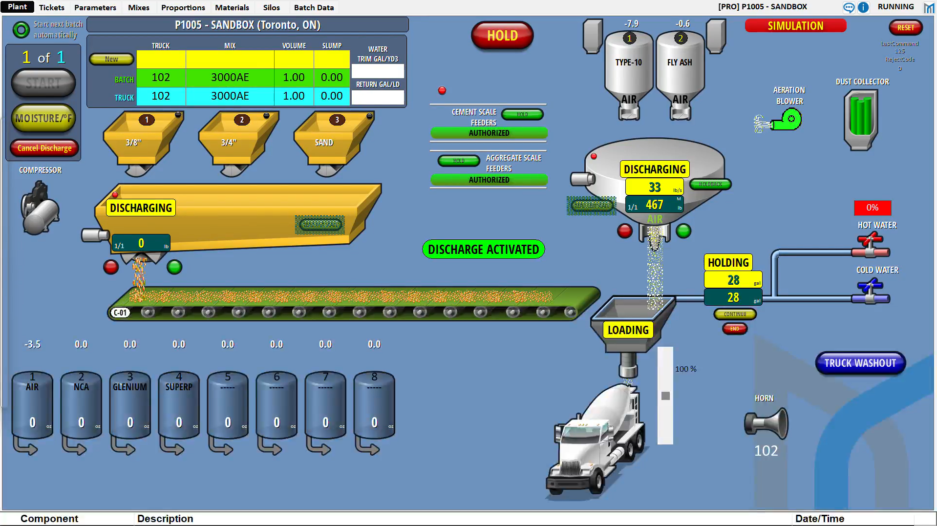 batch worker sitting at desk using COMMANDbatch