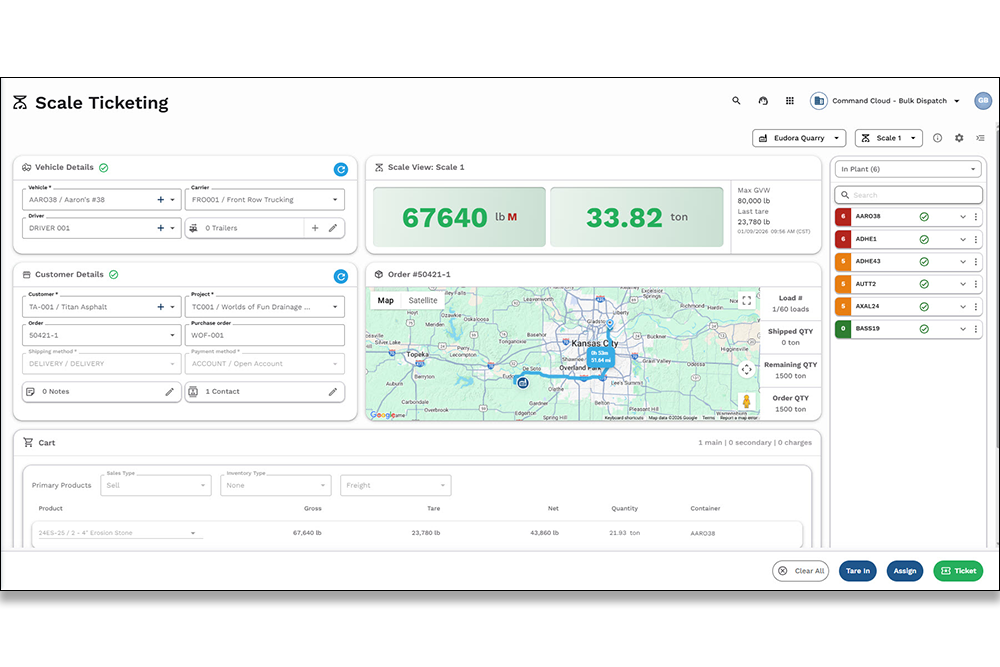 Dispatch & Scale Ticketing